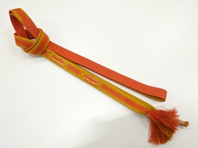 JAPANESE KIMONO / HANDTIED OBIJIME CORD